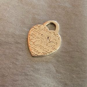 Tiffany and Company Notes Heart Pendant
